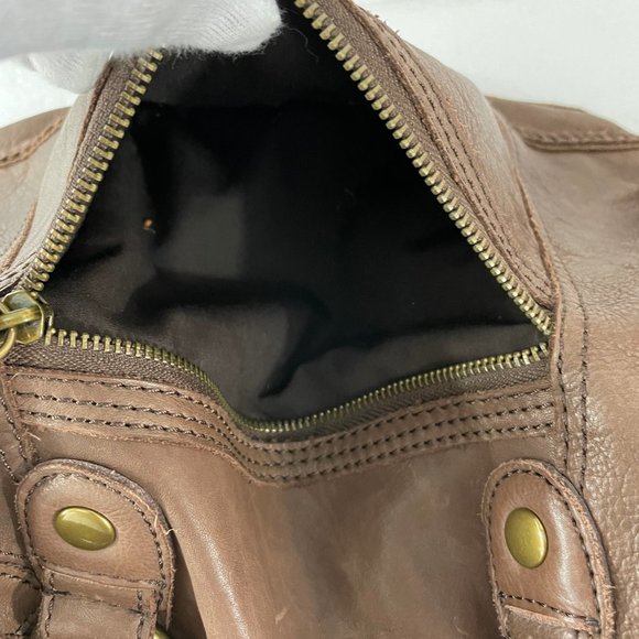 Lucky Brand Cow Hide Leather Shoulder Bag - Picture 12 of 15